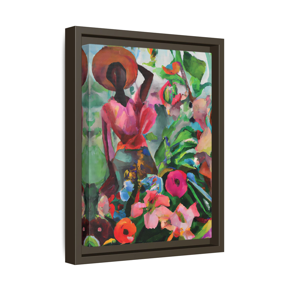 Wild Flowers, Garden Series | Framed Canvas Wall Artt