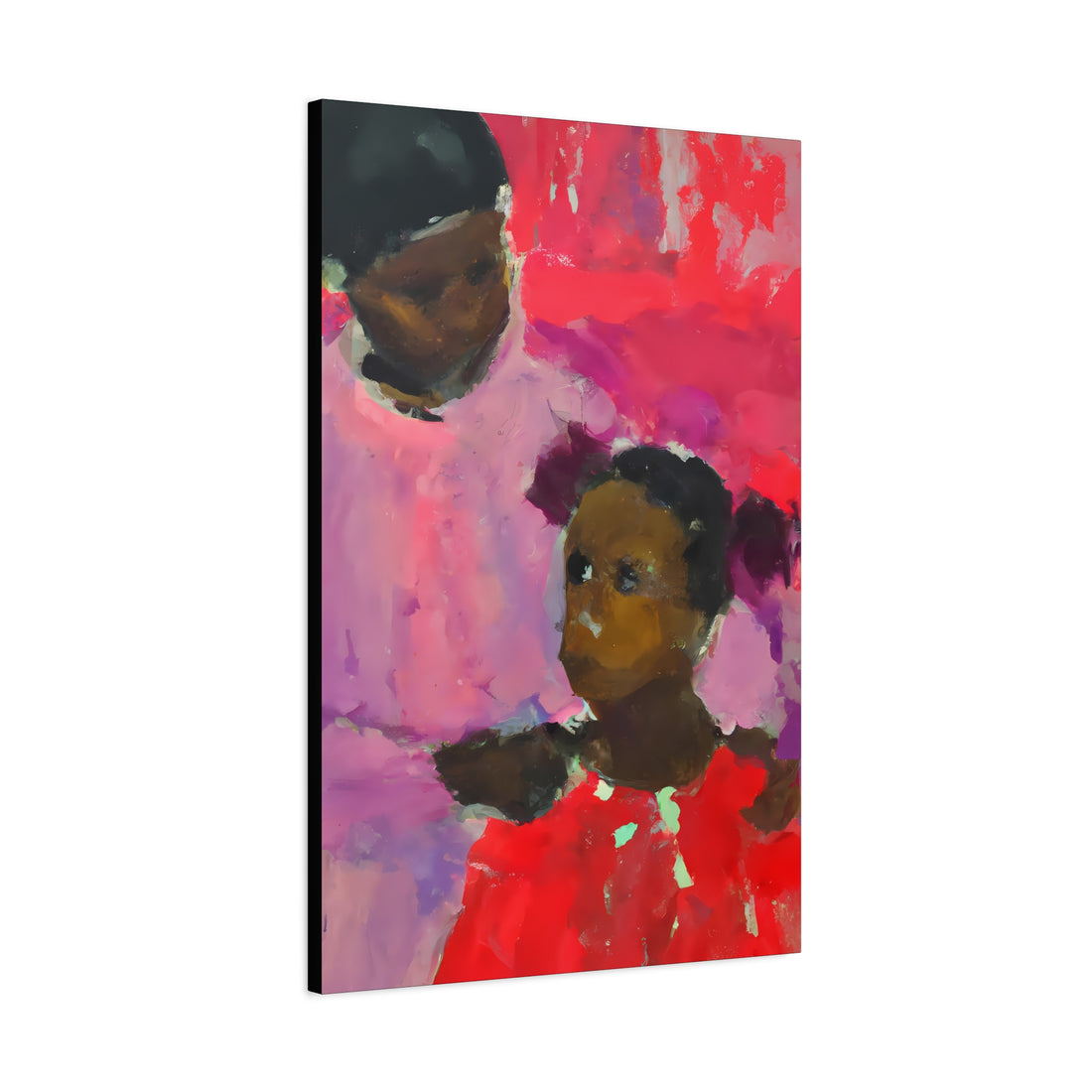 Magenta Mother, Daughter Series | Canvas Wall Art