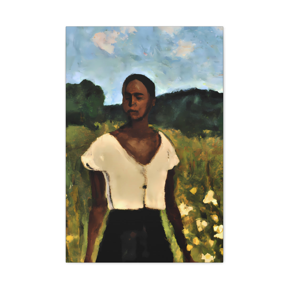 Lady 5, Cottage Series CANVAS Wall Art