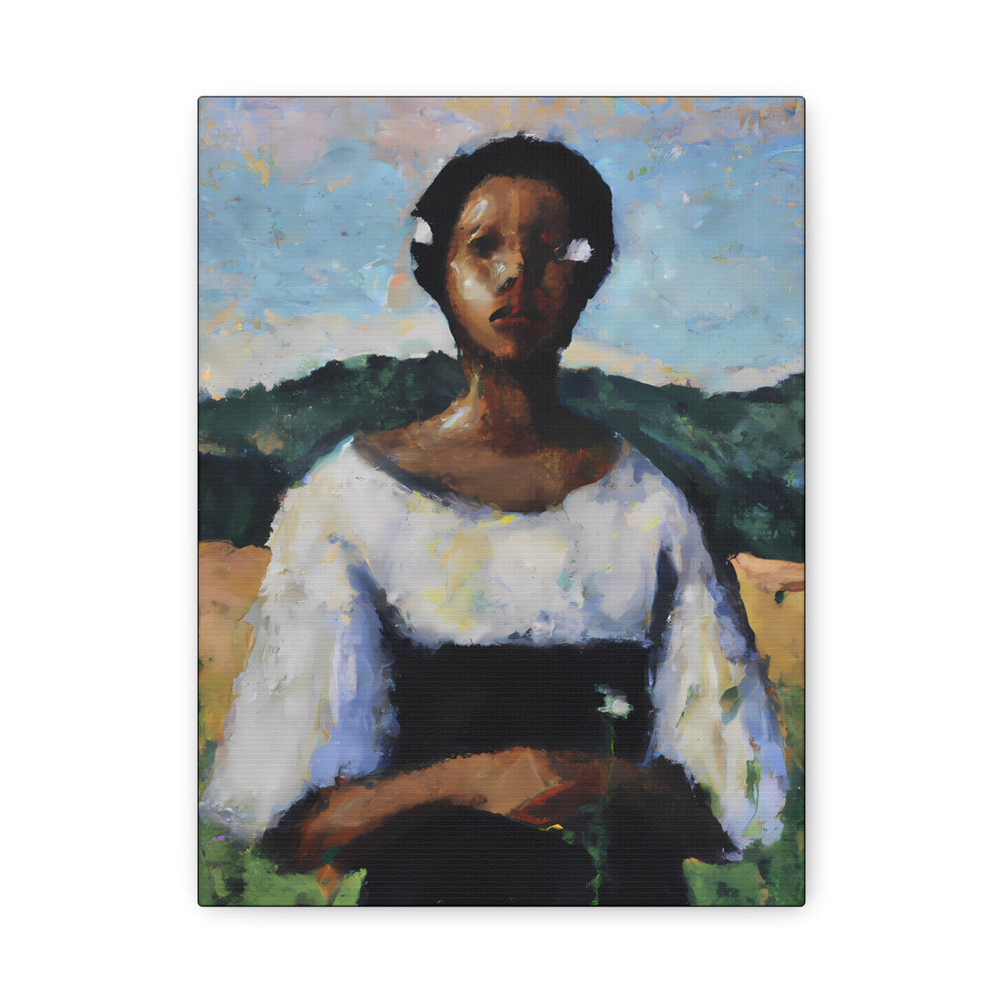 Lady 6, Cottage Series CANVAS Wall Art