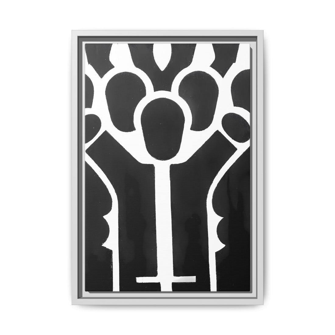 Hands Up, Fluid Series | Framed Canvas Wall Art