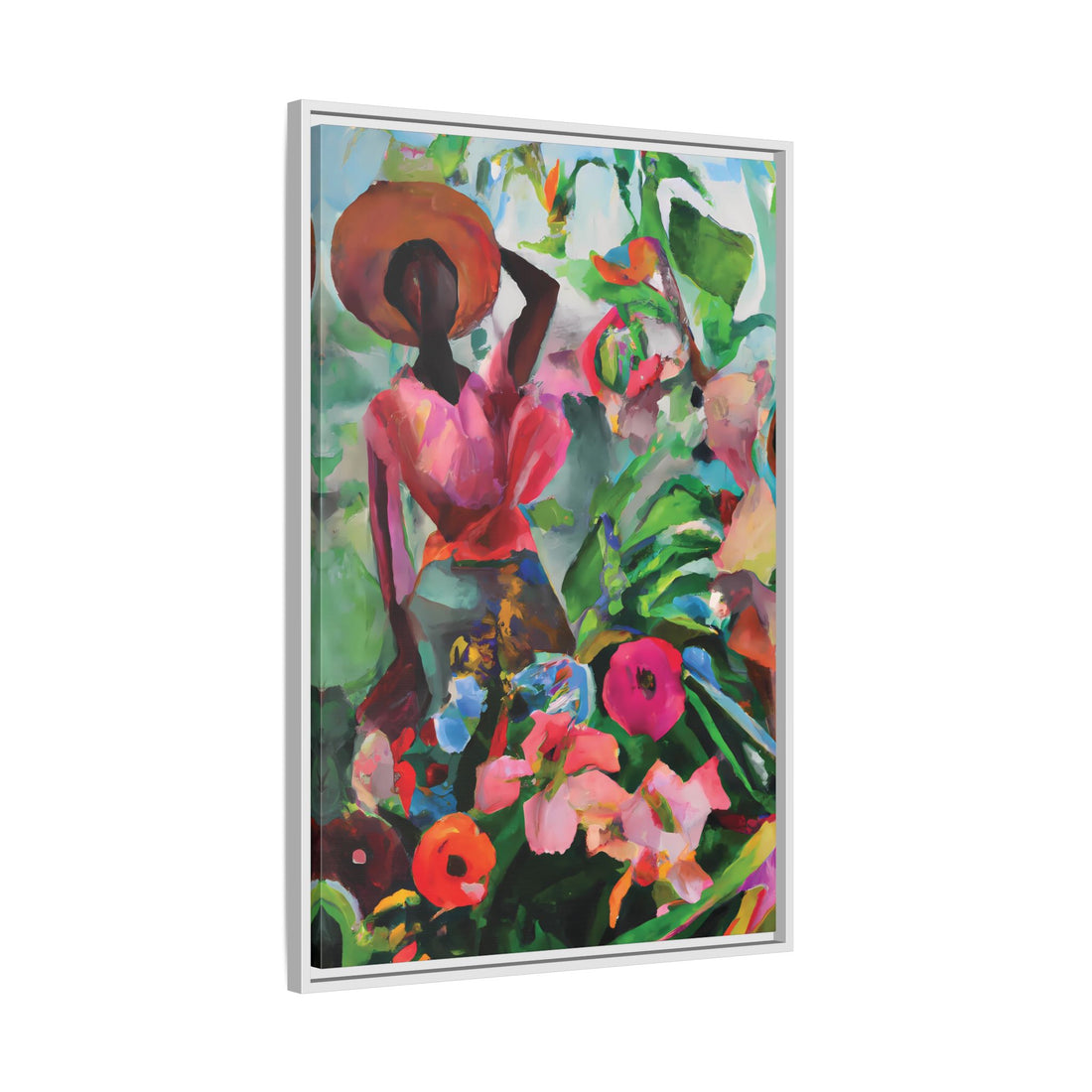 Wild Flowers, Garden Series | Framed Canvas Wall Artt