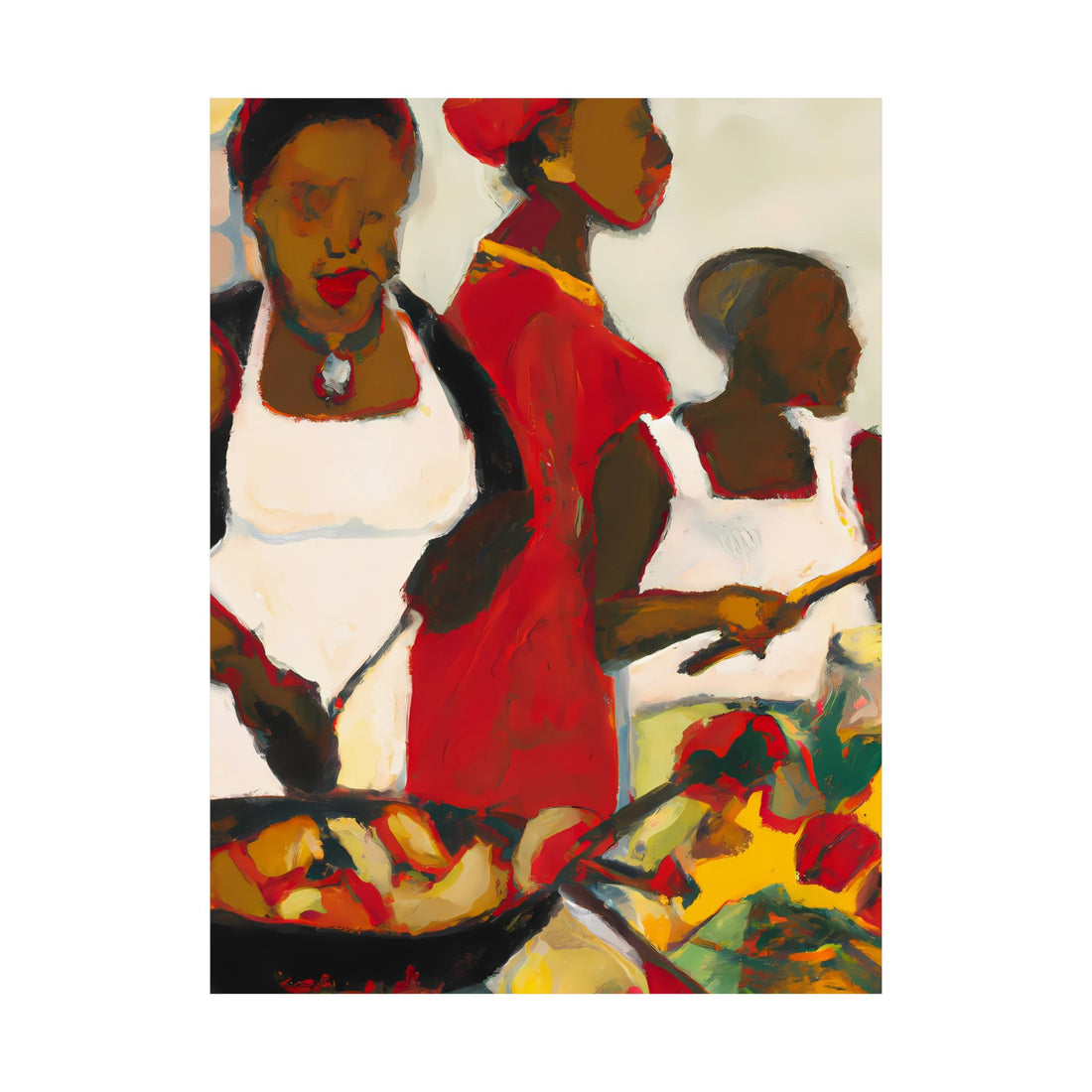Lady in White, Lifestyle Series | Poster Print