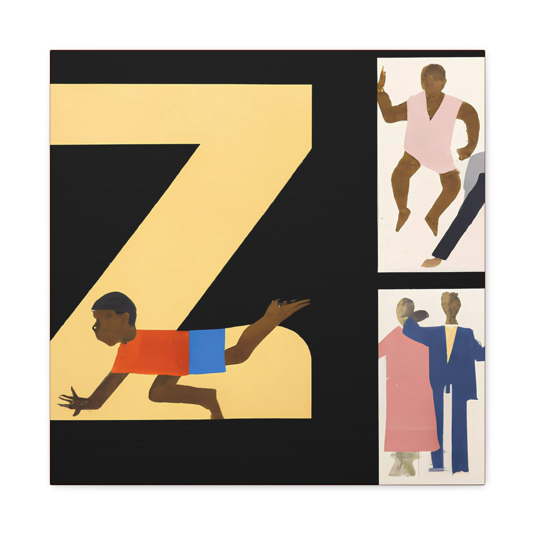 Collage Z, Kids Series | Canvas Wall Art