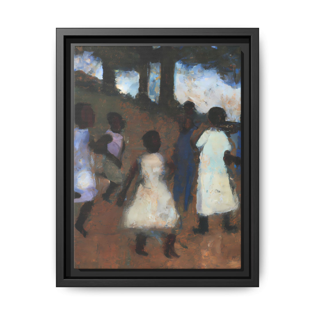 Childs Play, Vintage Art | Framed Canvas Wall Art