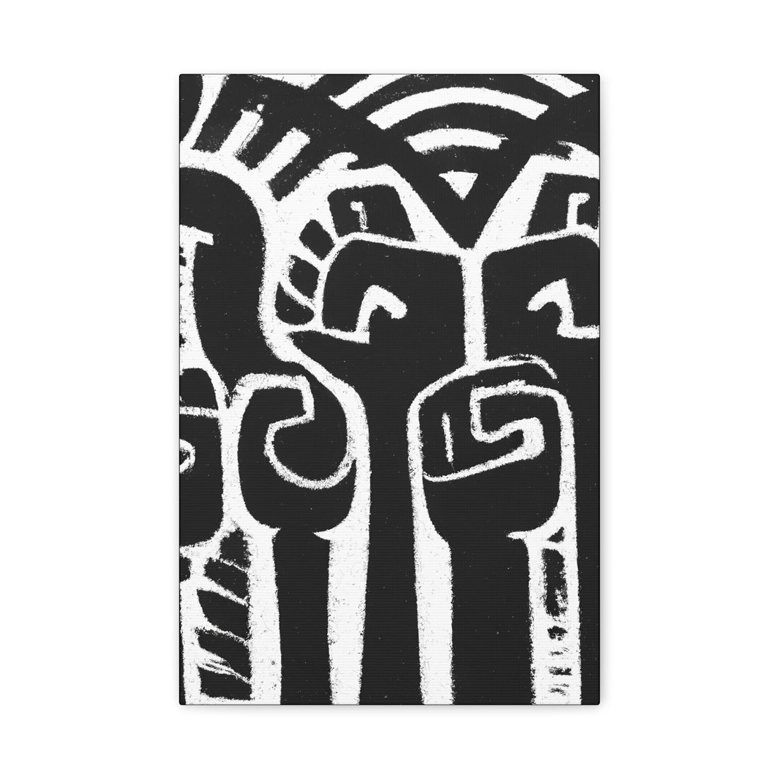 Hands Up 4, Contrast Series | Canvas Wall Art