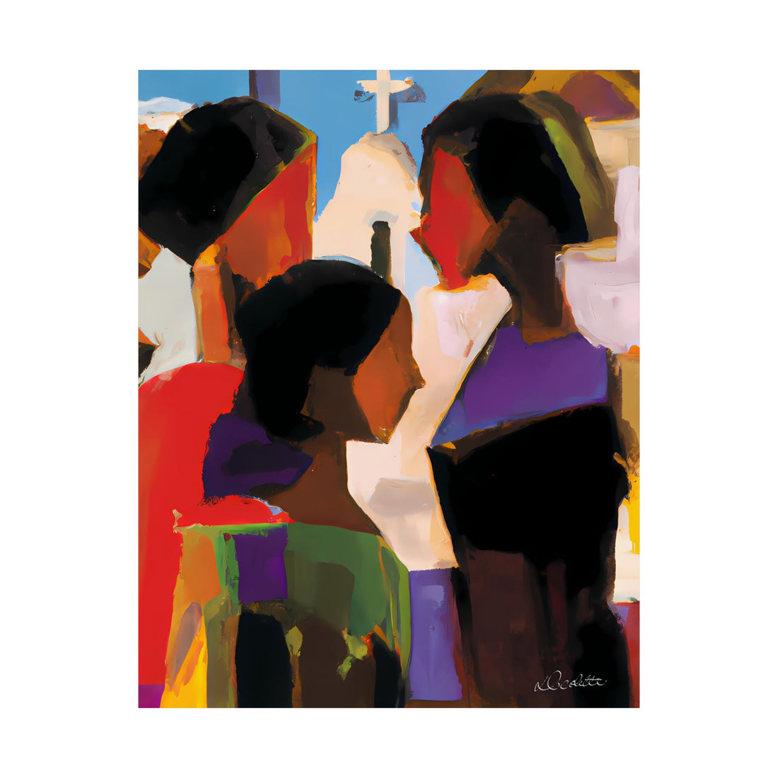 Stained Glass 1 |Signed Giclée Art Print