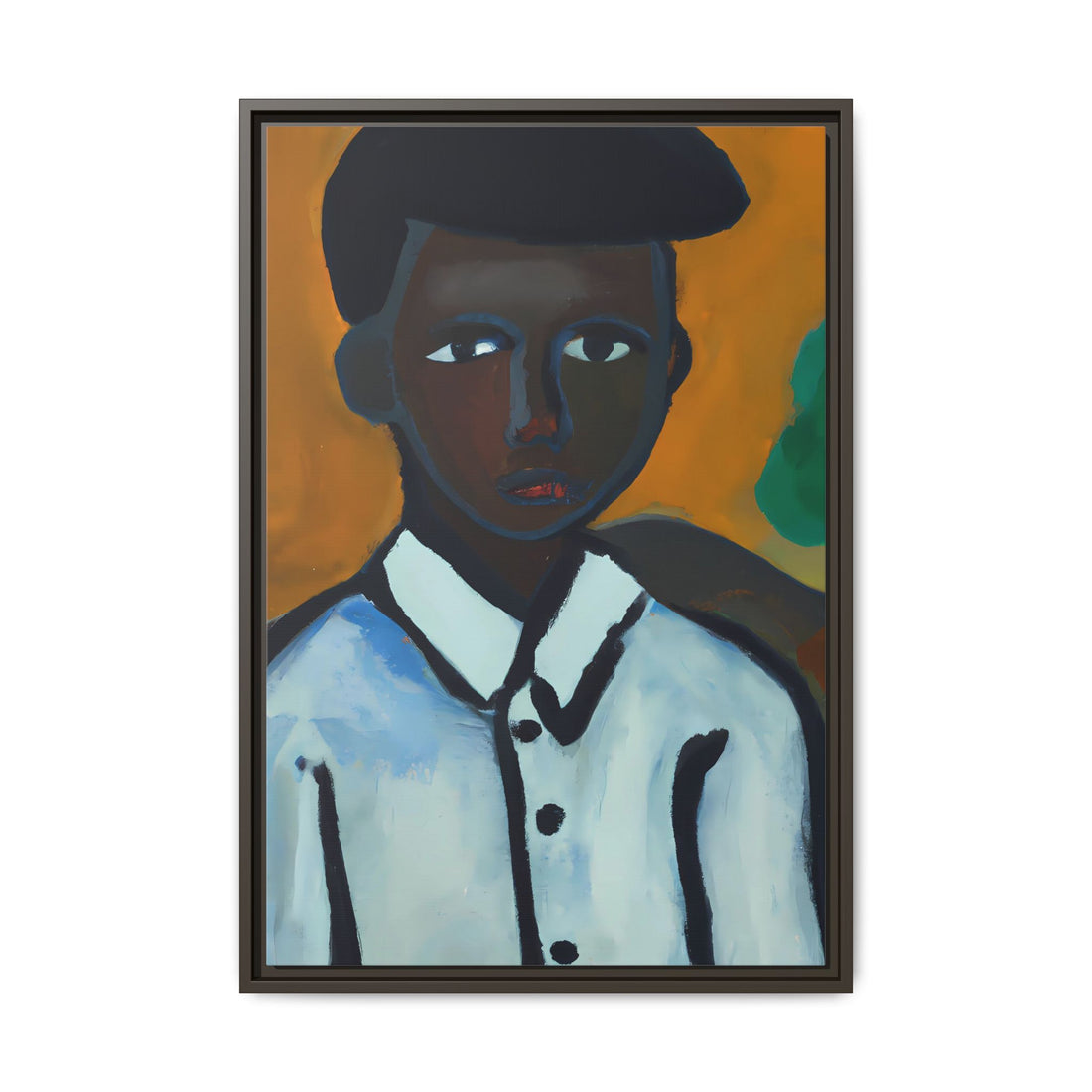 Grant, Folk Series | Framed Canvas Wall Art