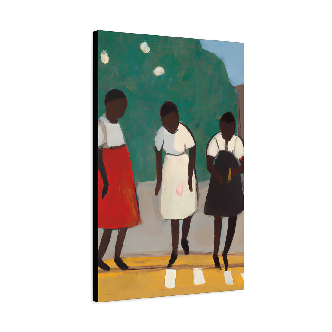Hop, Folk Art Series, CANVAS wall art