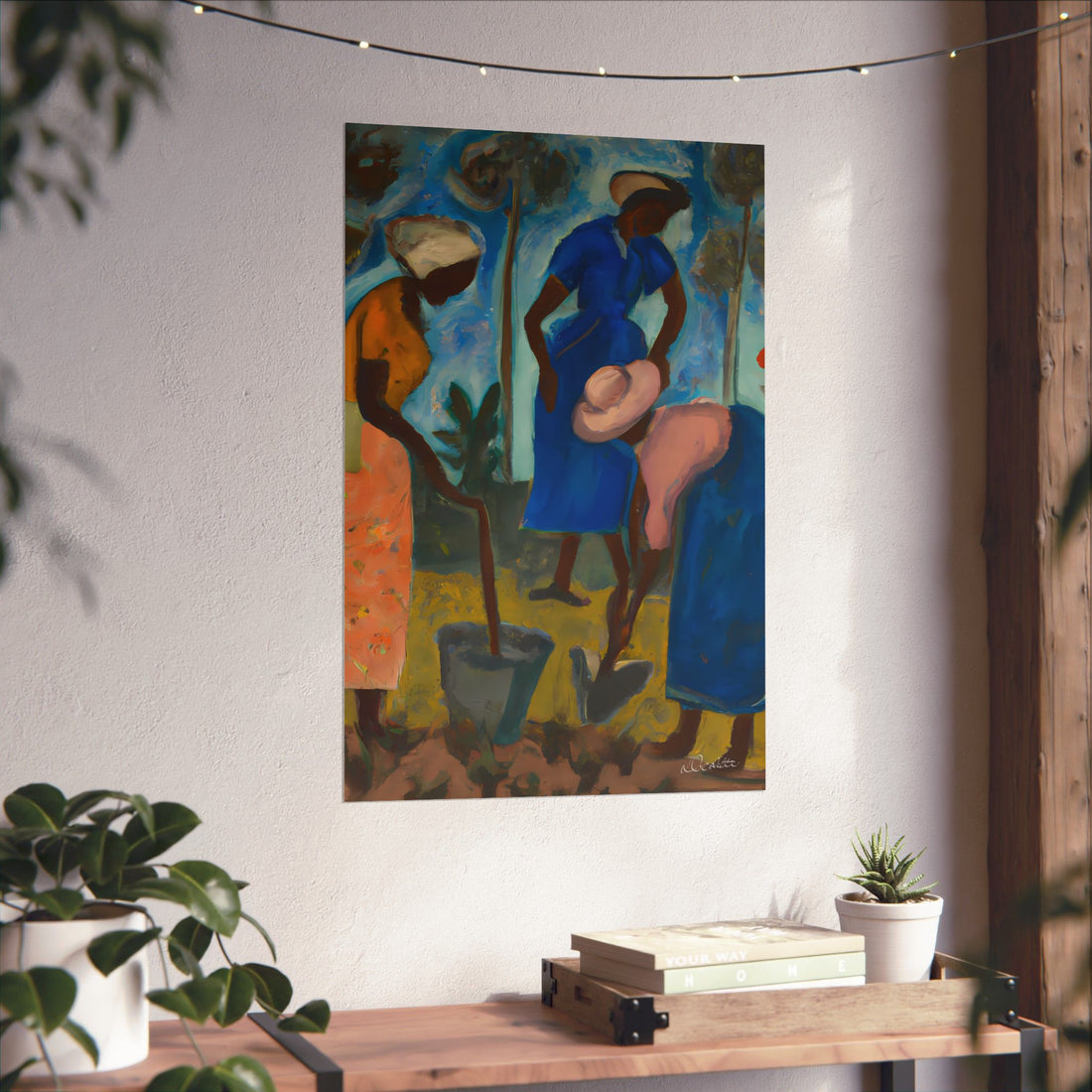 LADY IN YELLOW | Signed Giclée Art Print