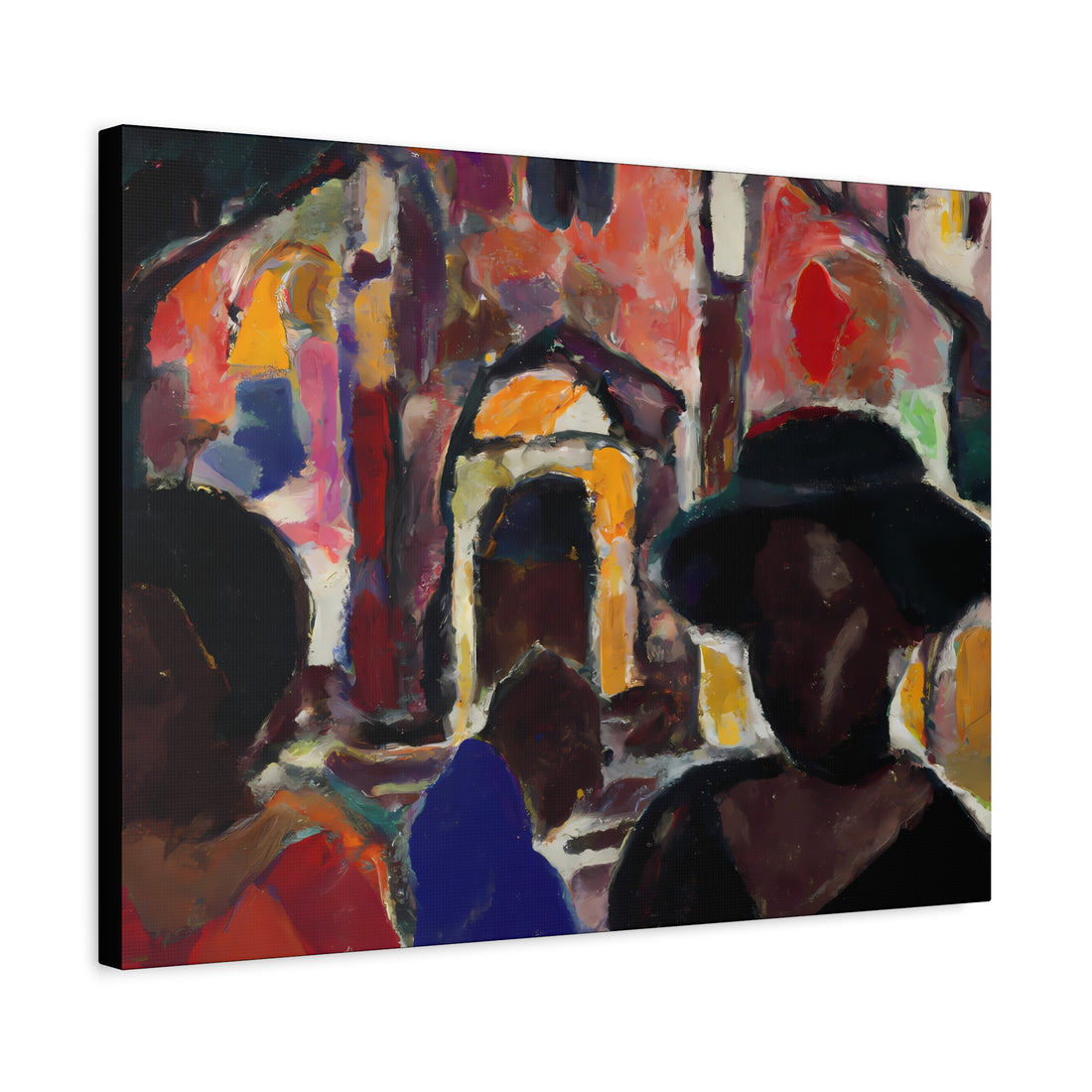 Congregants, Over the Sofa | Horizontal CANVAS Art