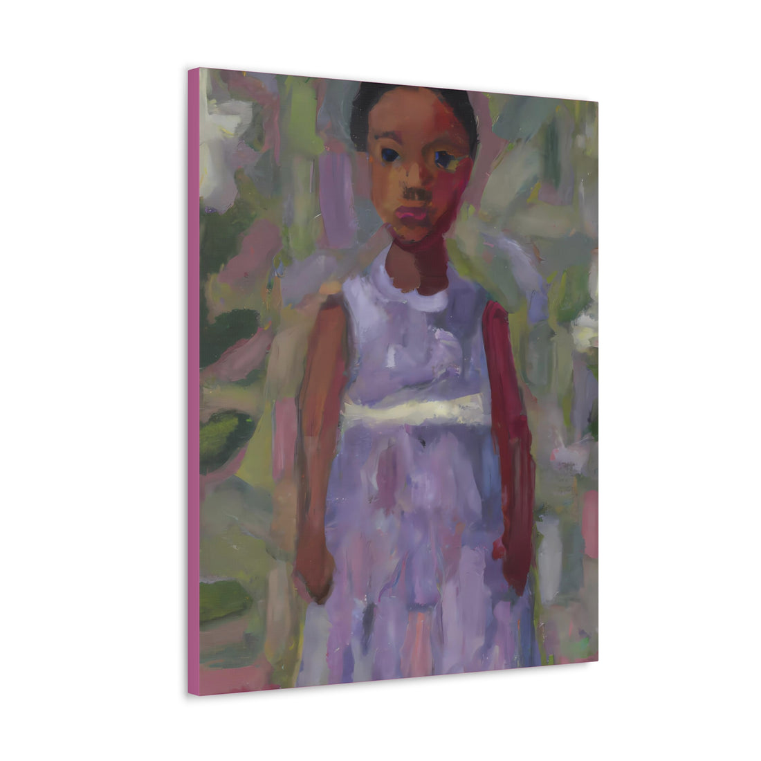 Girl in Lavender 2 Canvas Wall Art Daughters Series