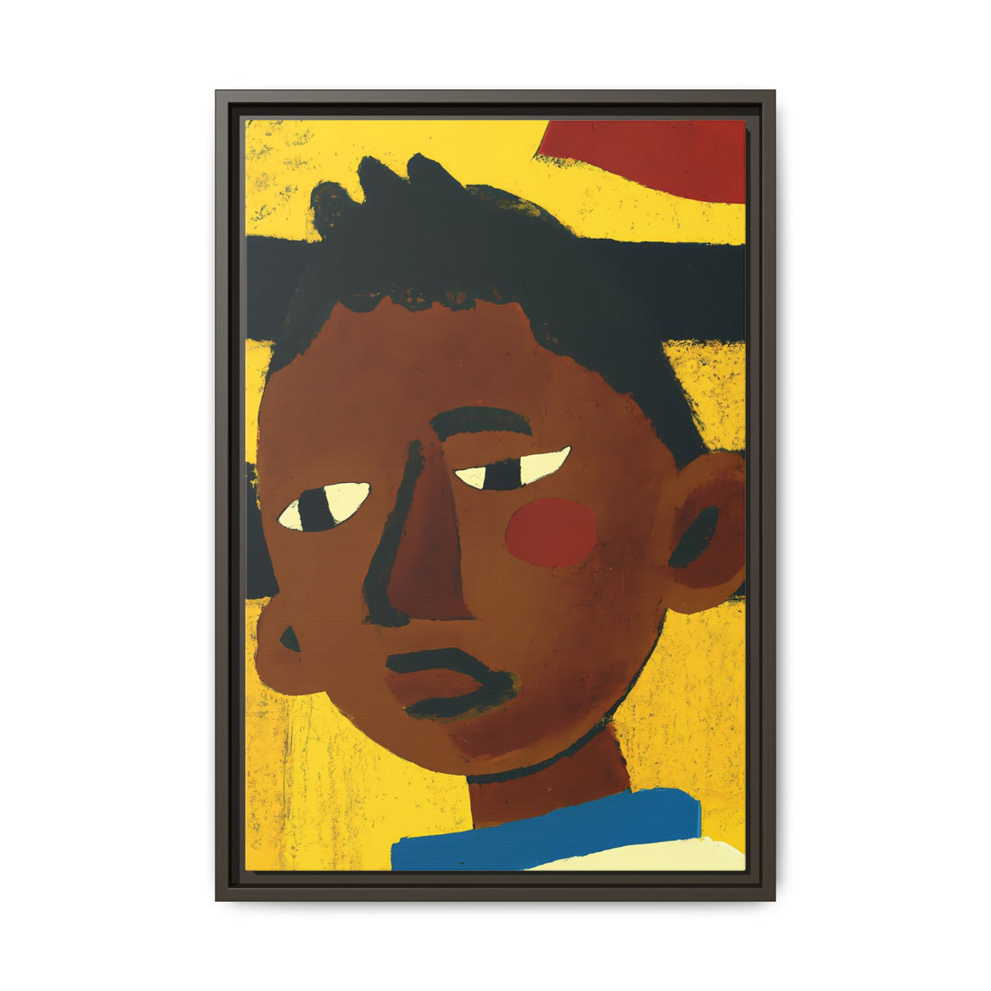 John, Folk Series | Framed Canvas Wall Art