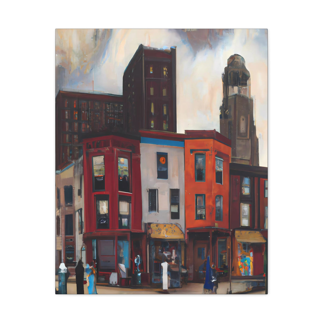 City Life 5, Living Series CANVAS Wall Art