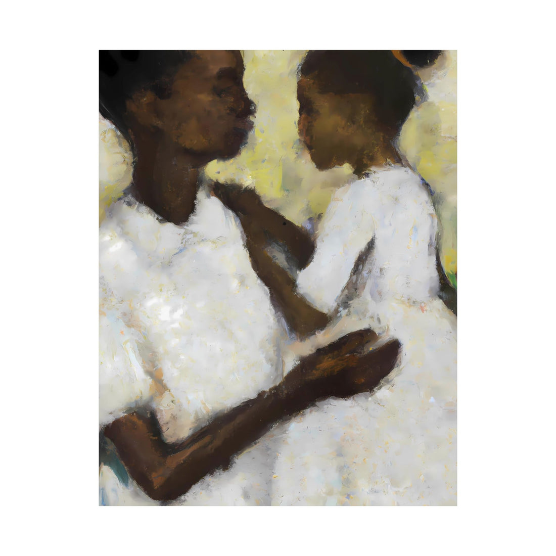 Ivory Mother, Daughter Series | Poster Print