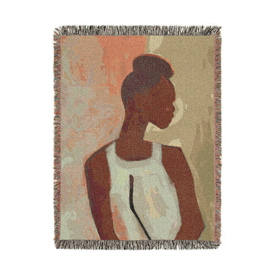 Contemplation, Artist Tapestry | Woven Throw Blanket