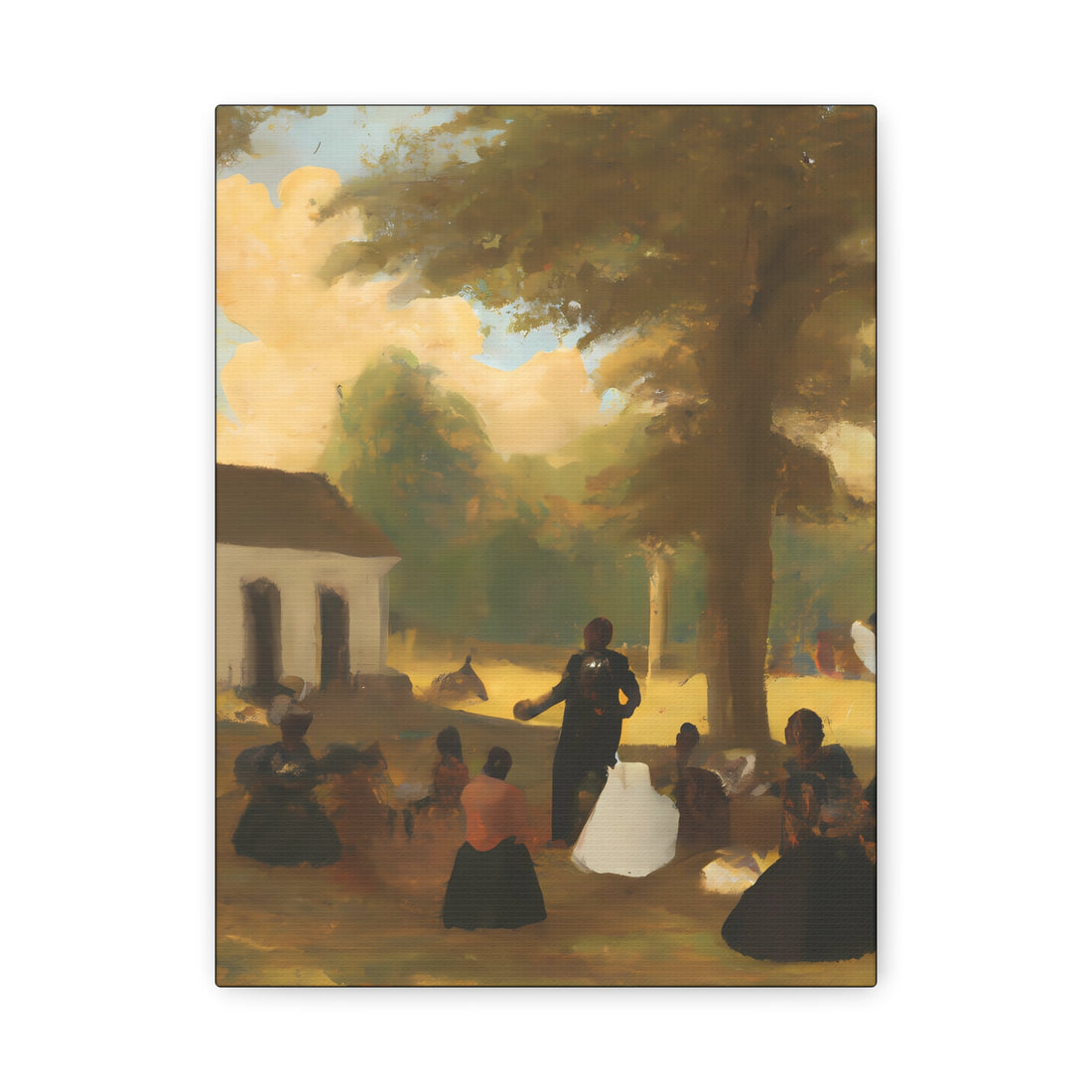 Gathering, Vintage Art Series | Canvas Wall Art