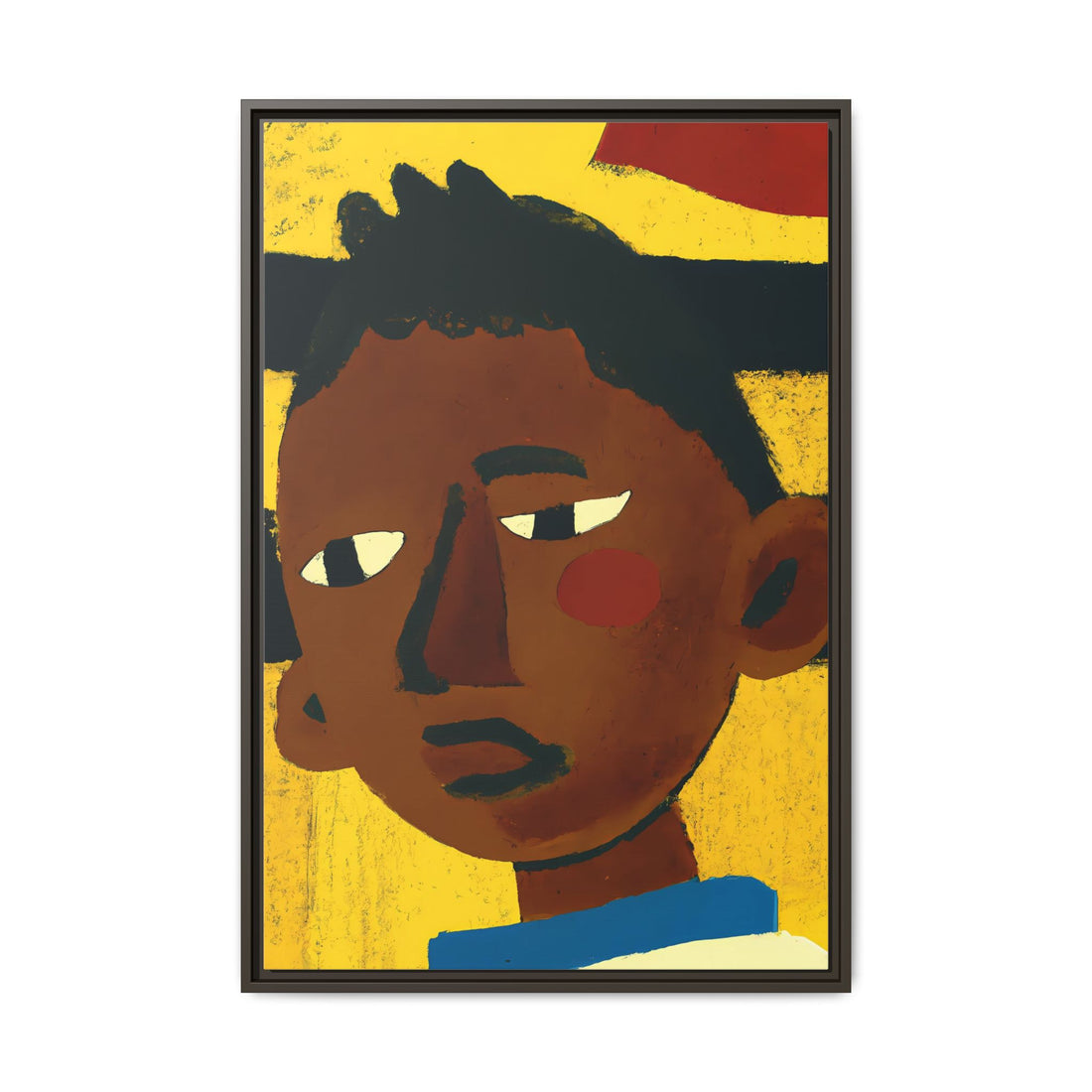 John, Folk Series | Framed Canvas Wall Art