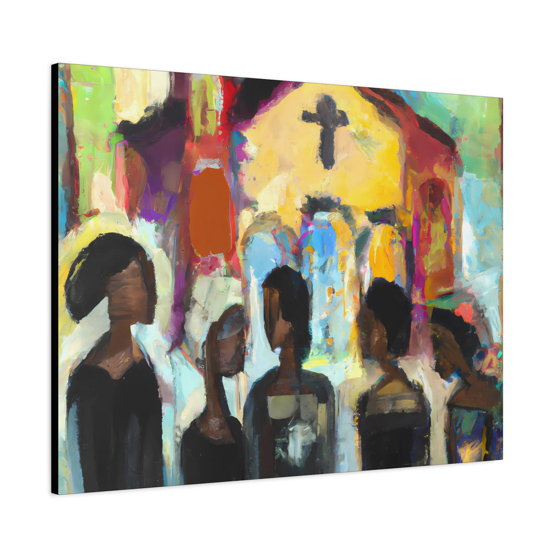 Sisters, Over the Sofa | Horizontal CANVAS Art