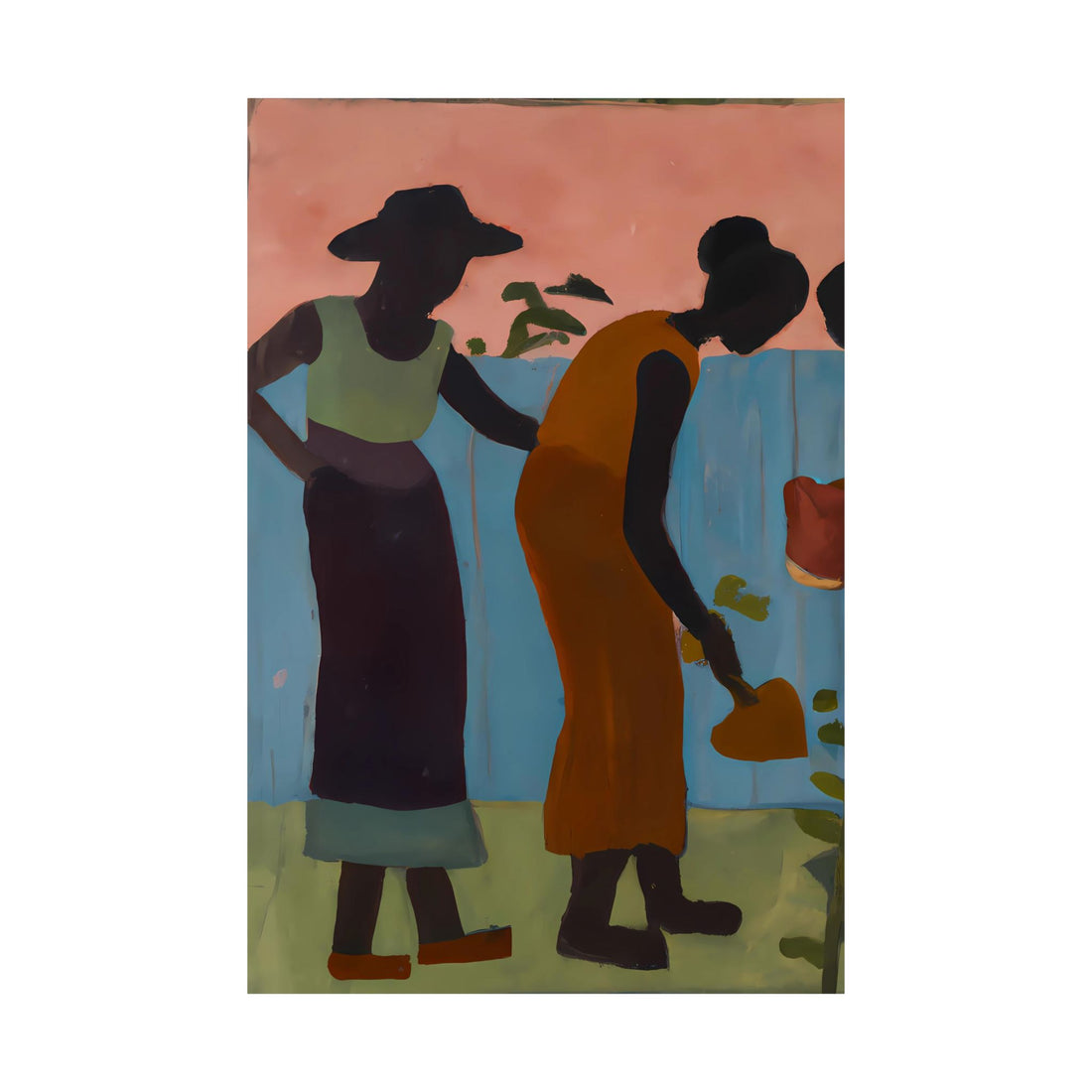 Lady in Rust, Land Series | Poster Print