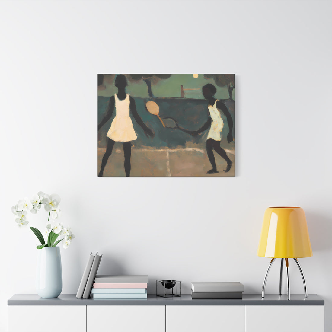 Doubles, Over the Sofa | Horizontal CANVAS Art