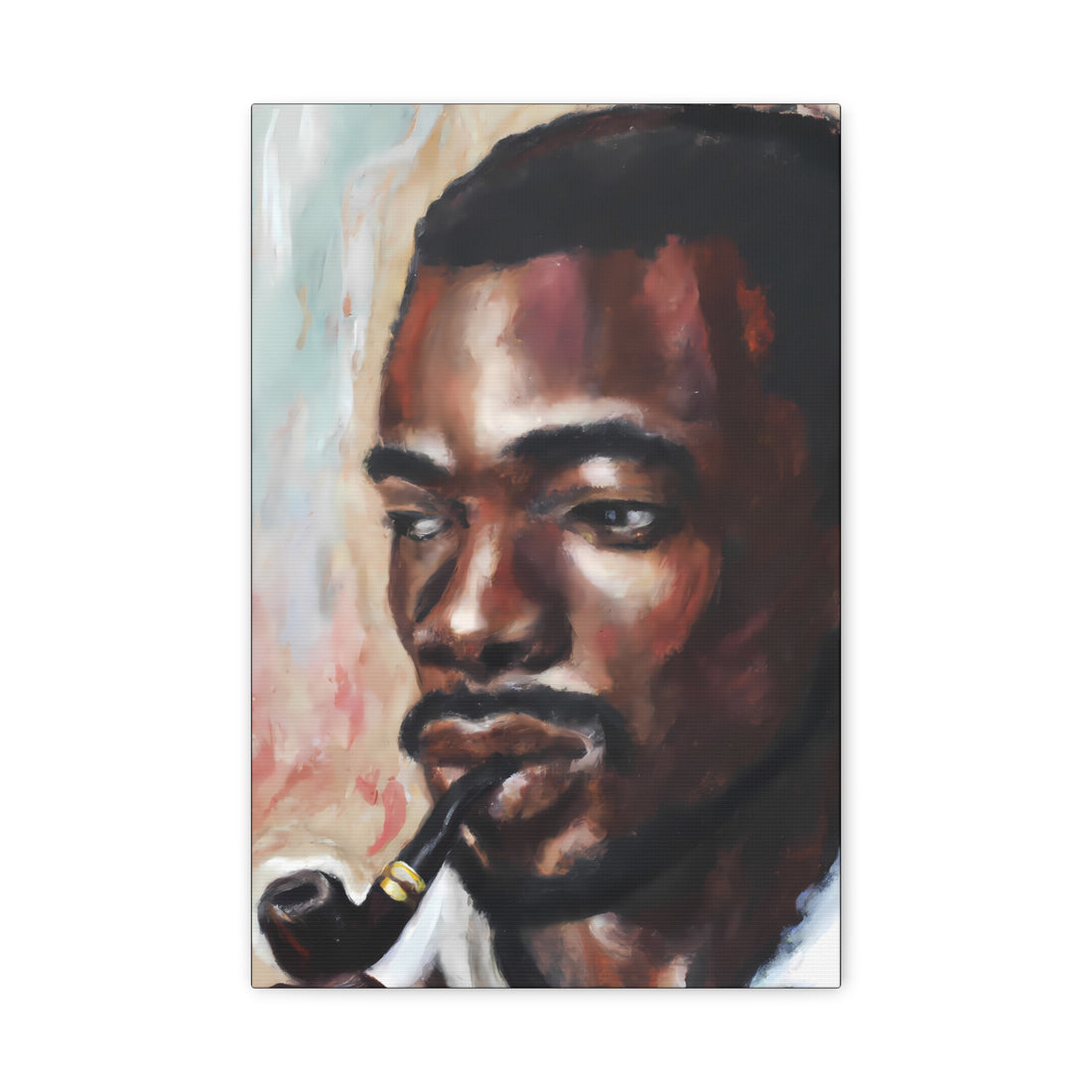 Black Man Smoking, Men Series CANVAS Wall Art