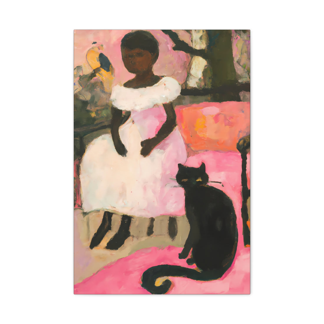 Love cats, Canvas Wall Art Daughter Series