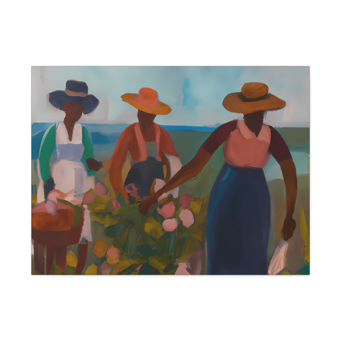 Roses, Over the Sofa | Horizontal CANVAS Art