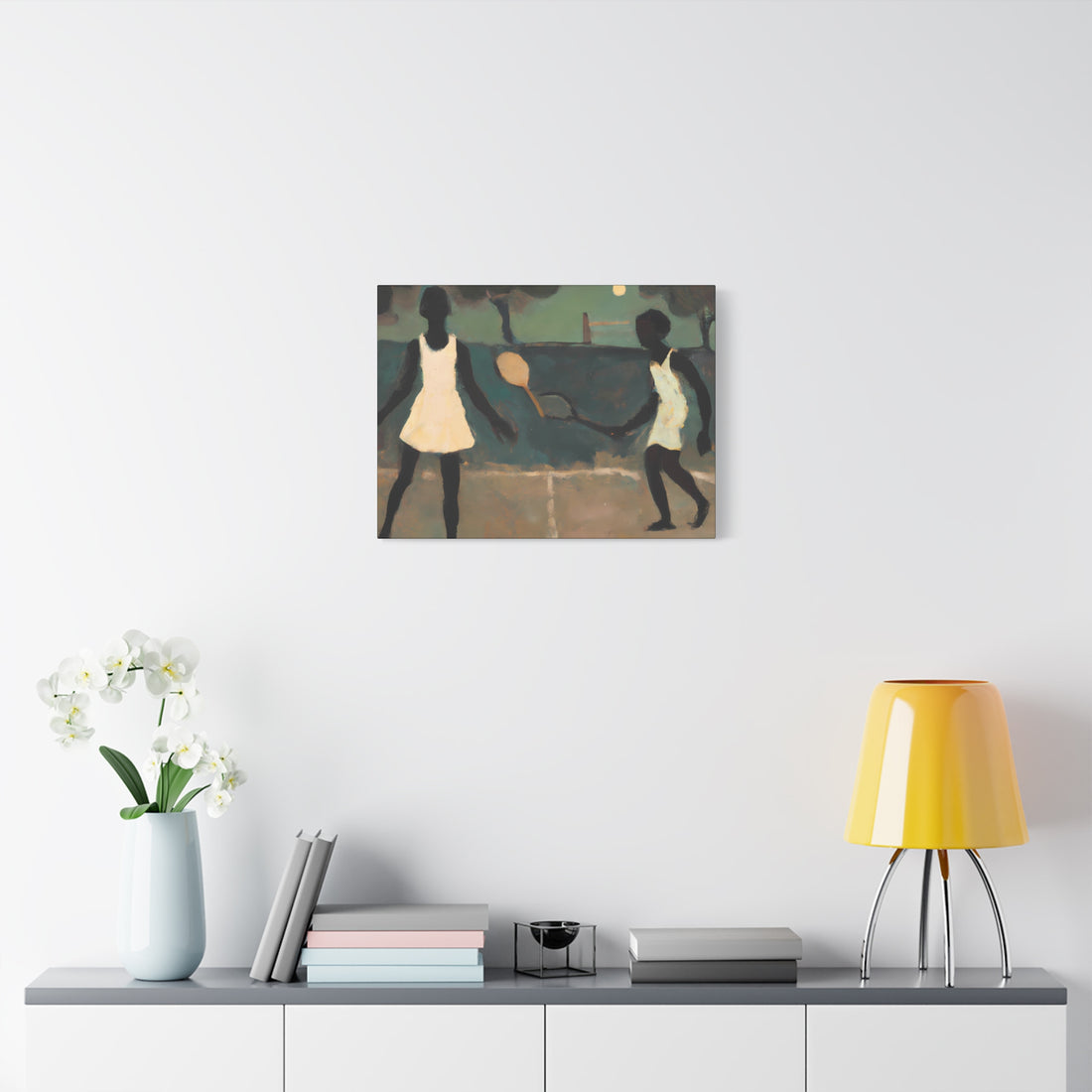 Doubles, Over the Sofa | Horizontal CANVAS Art