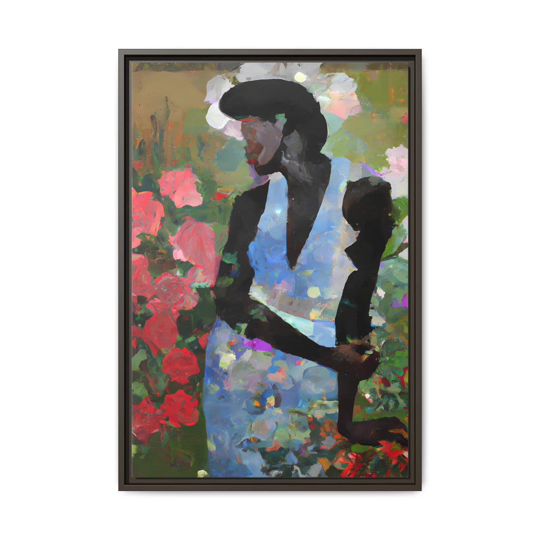 Portraiture, Garden Series | Framed Canvas Wall Art