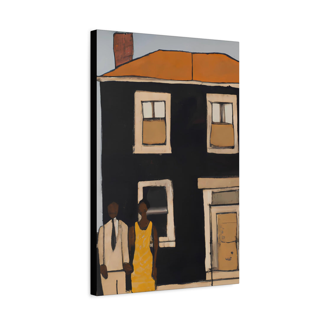 Family Home Folk Art Series, CANVAS wall art