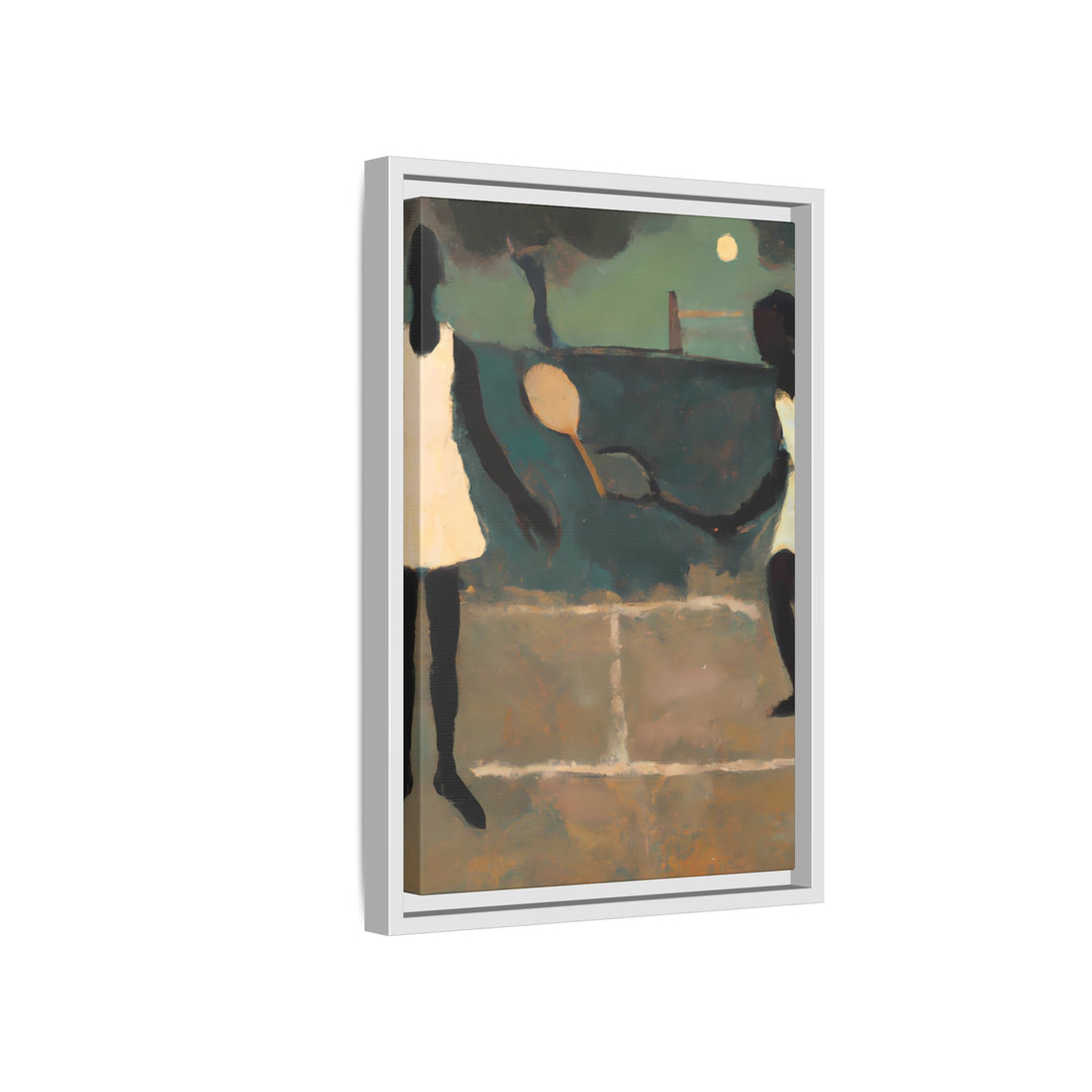 Doubles, Folk Series | Framed Canvas Art
