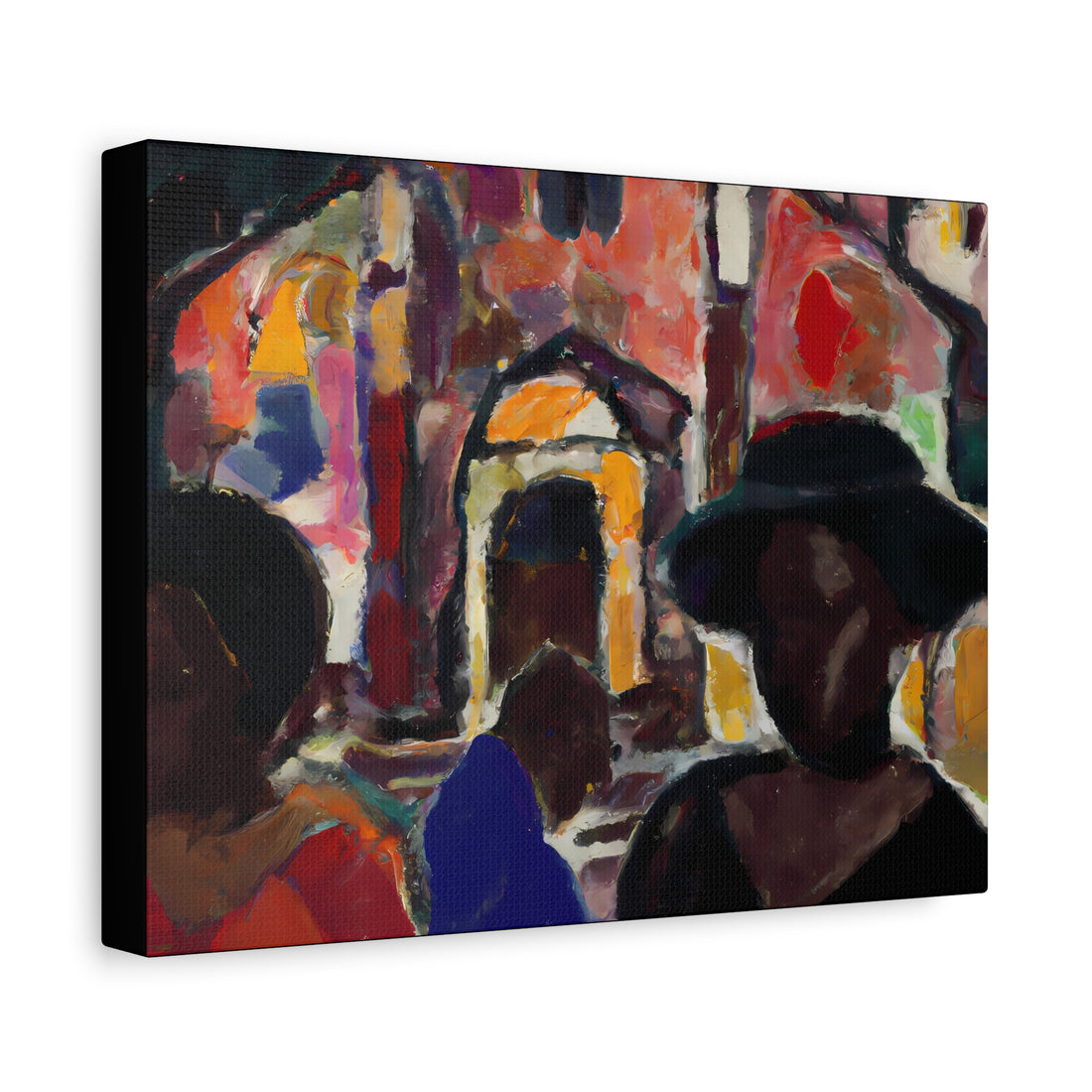 Congregants, Over the Sofa | Horizontal CANVAS Art