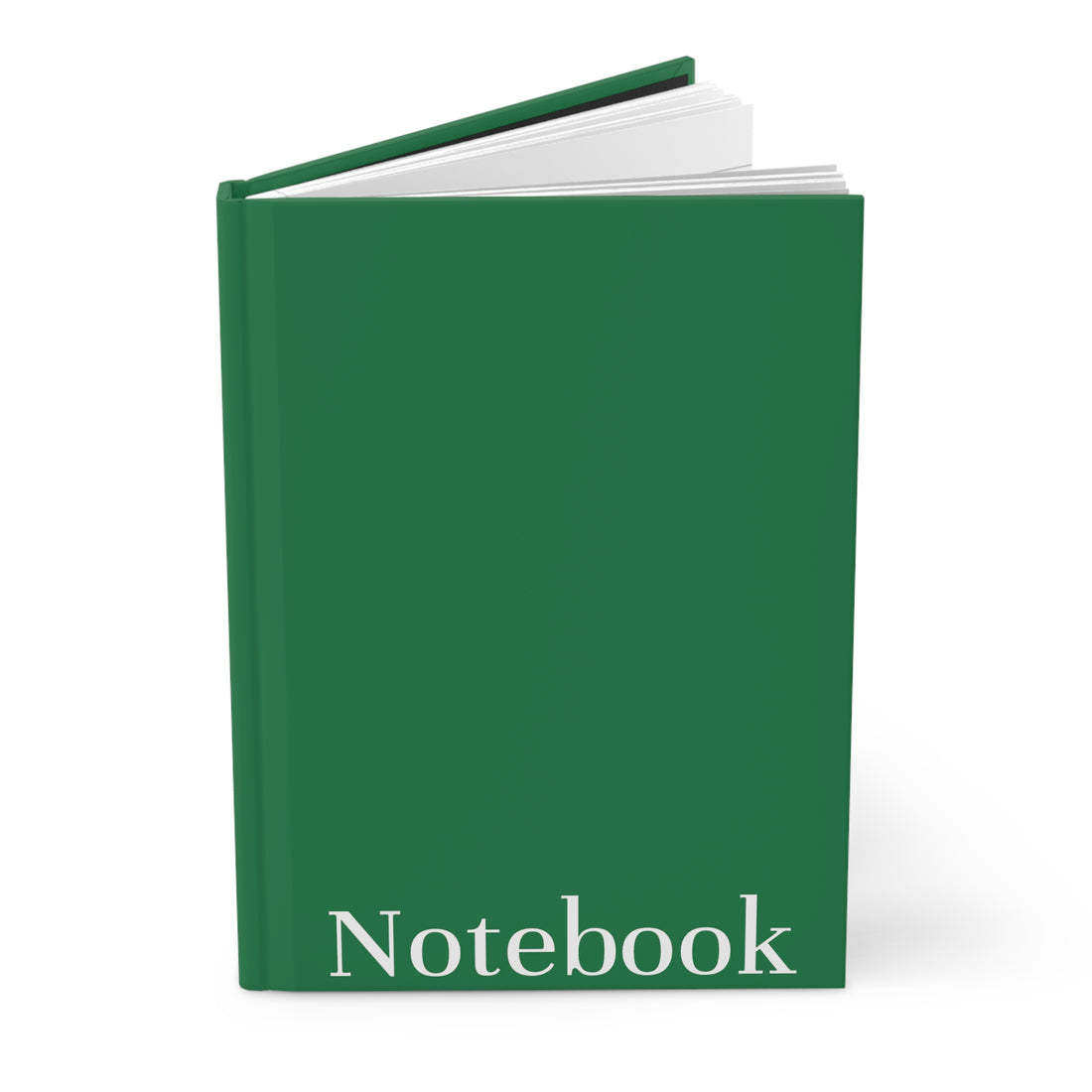 Emerald Green Notebook, Matte Hardcover Journal