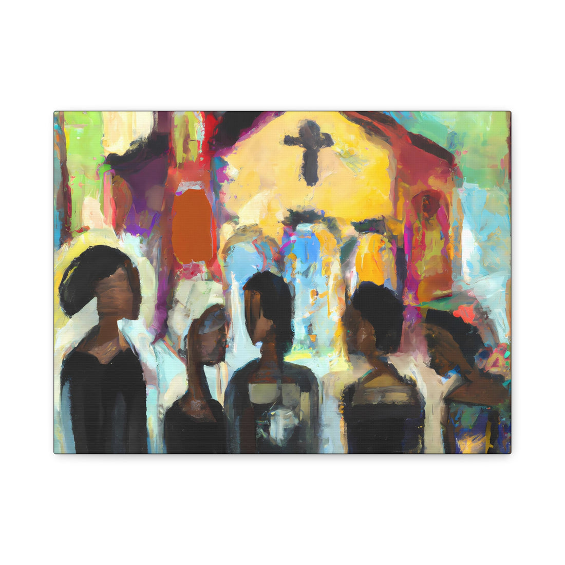 Sisters, Over the Sofa | Horizontal CANVAS Art