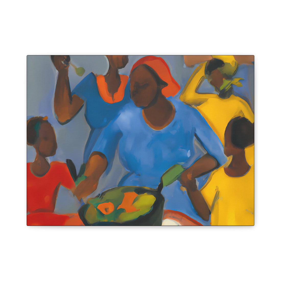 Sunday Dinner, Over the Sofa | Large CANVAS Wall Art