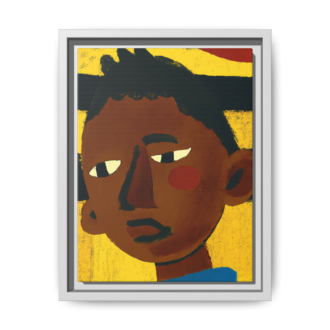 John, Folk Series | Framed Canvas Wall Art