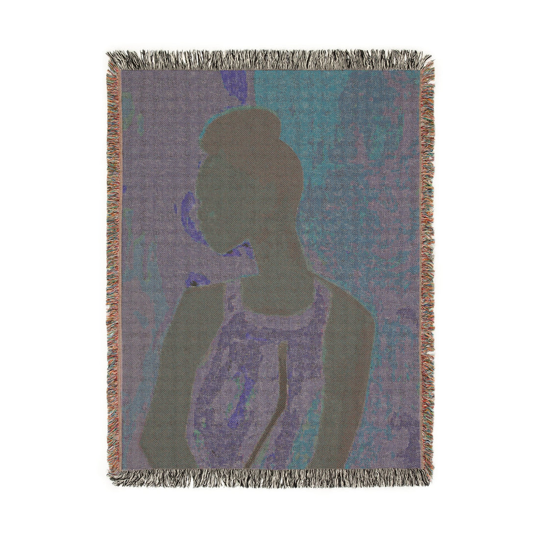 Contemplation, Artist Tapestry | Woven Throw Blanket