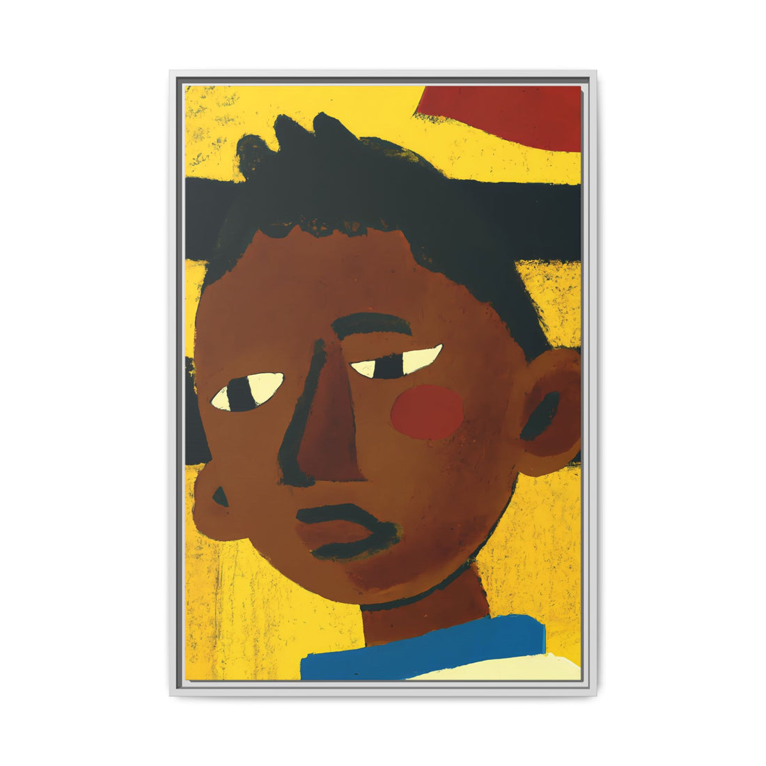 John, Folk Series | Framed Canvas Wall Art