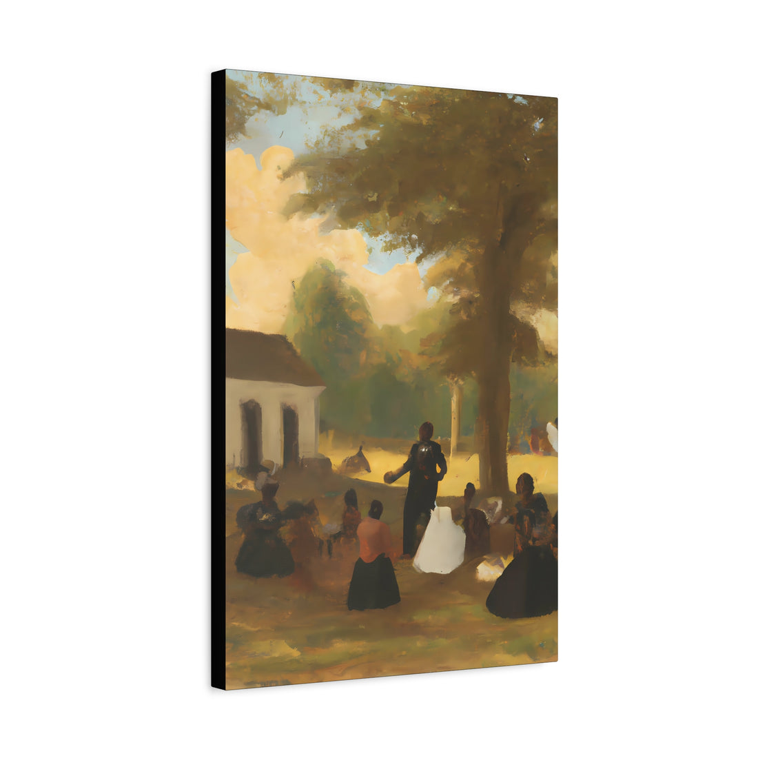 Gathering, Vintage Art Series | Canvas Wall Art