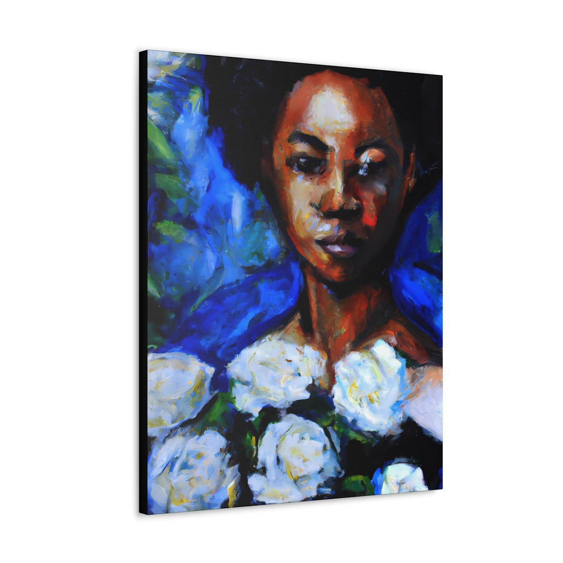 White Rose, Sorority Flower Series | Canvas Wall Art