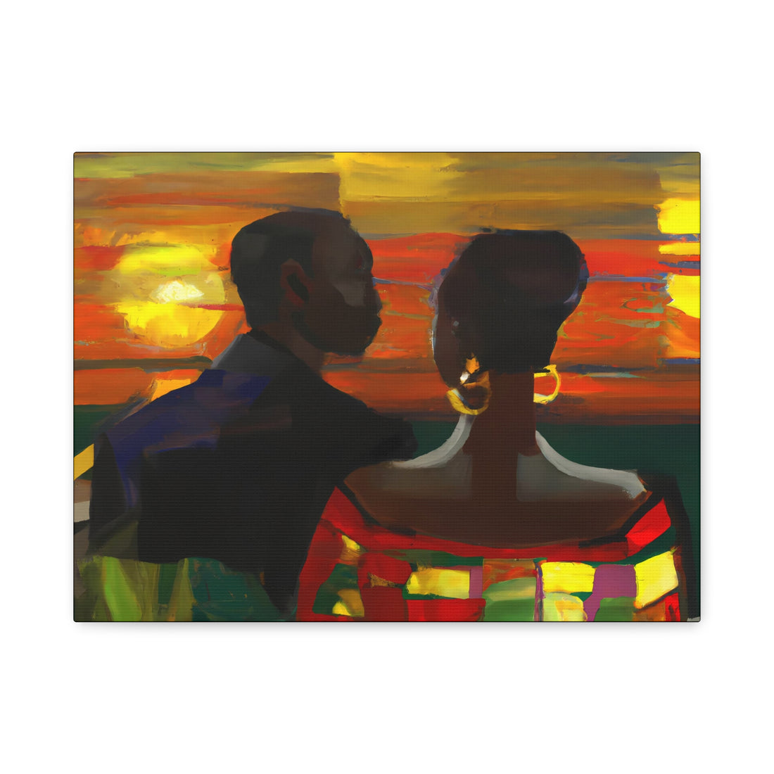 Sunrise, Over the Sofa | Horizontal CANVAS Art