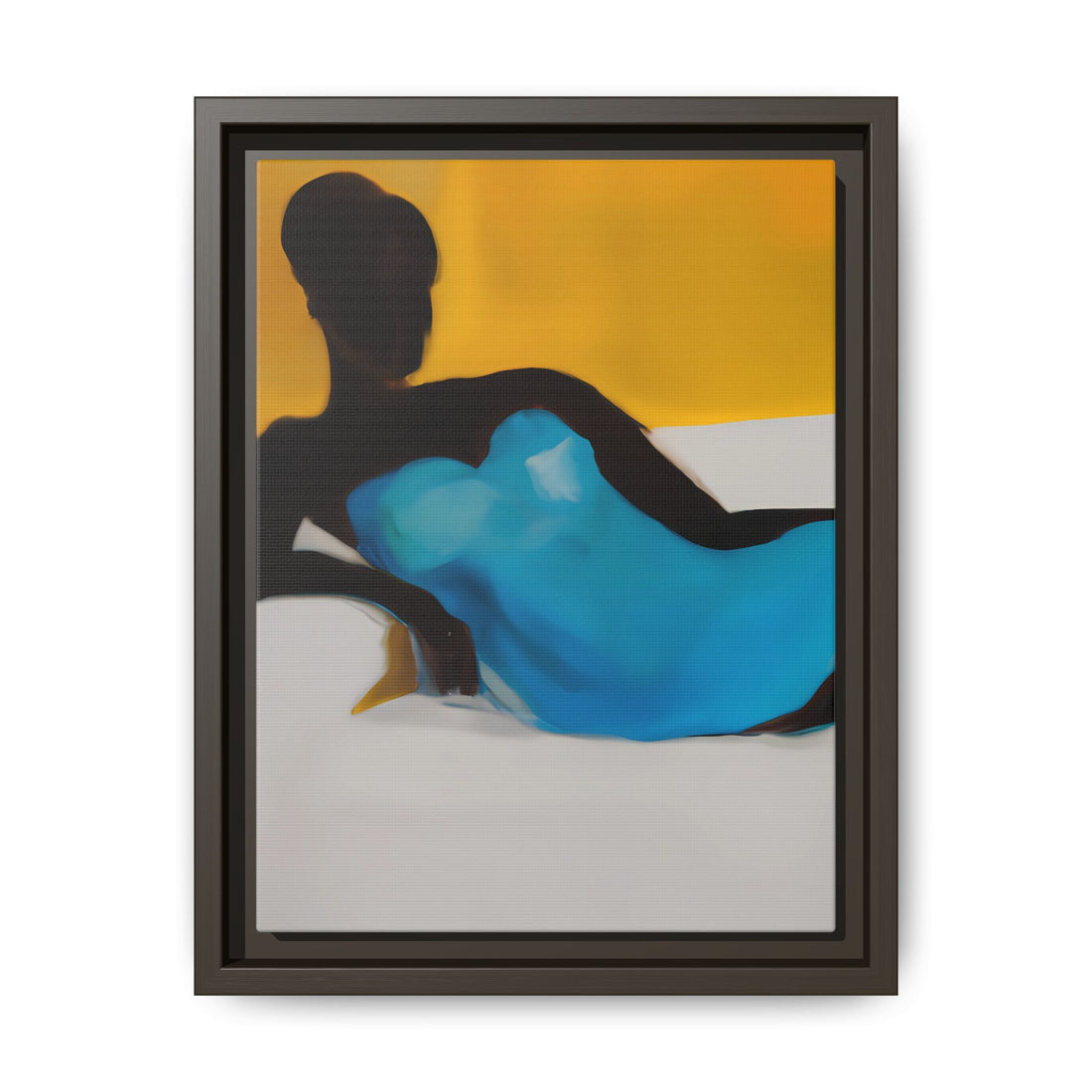 Loved, Fluid Series | Framed Canvas Wall Art