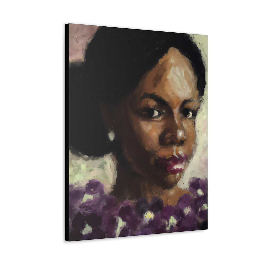 African Violet, Sorority Flower Series | Canvas Wall Art