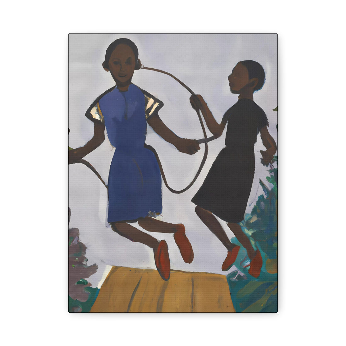 Double Dutch Folk Art Series, CANVAS wall art