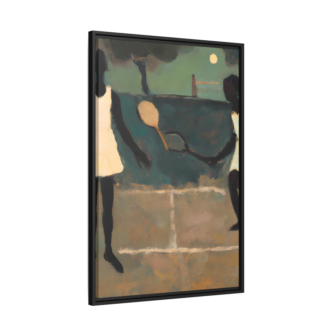 Doubles, Folk Series | Framed Canvas Art