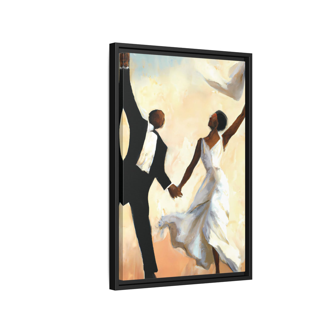 Wedding Day, Vintage Series, Framed Canvas Wall Art