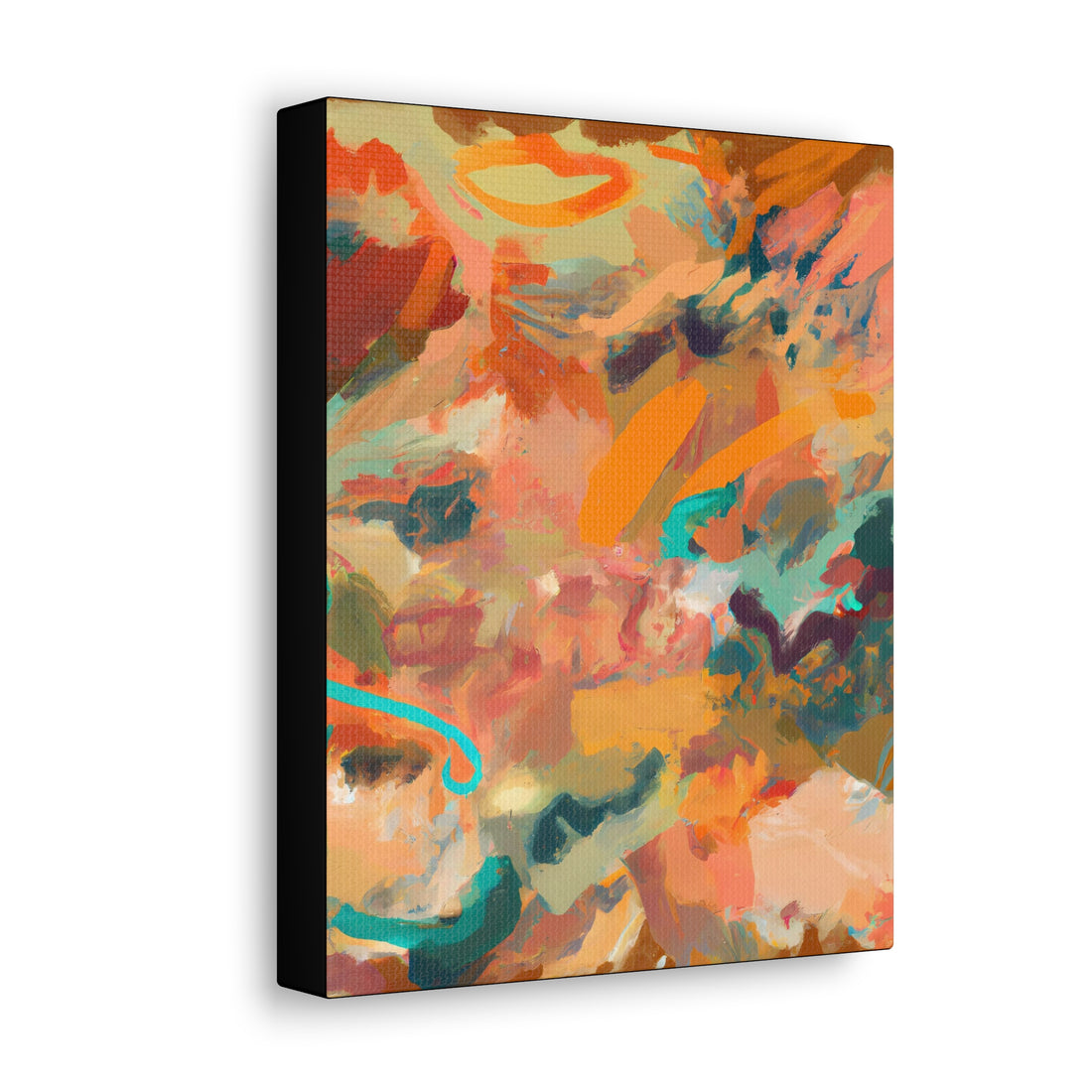 Orange Halo Abstract Series, CANVAS Wall Art