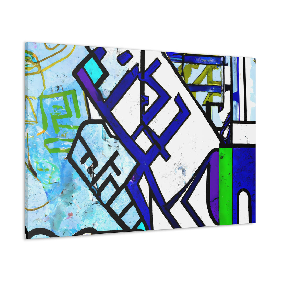 Land Plot, Graffiti Series | Horizontal Wall Art