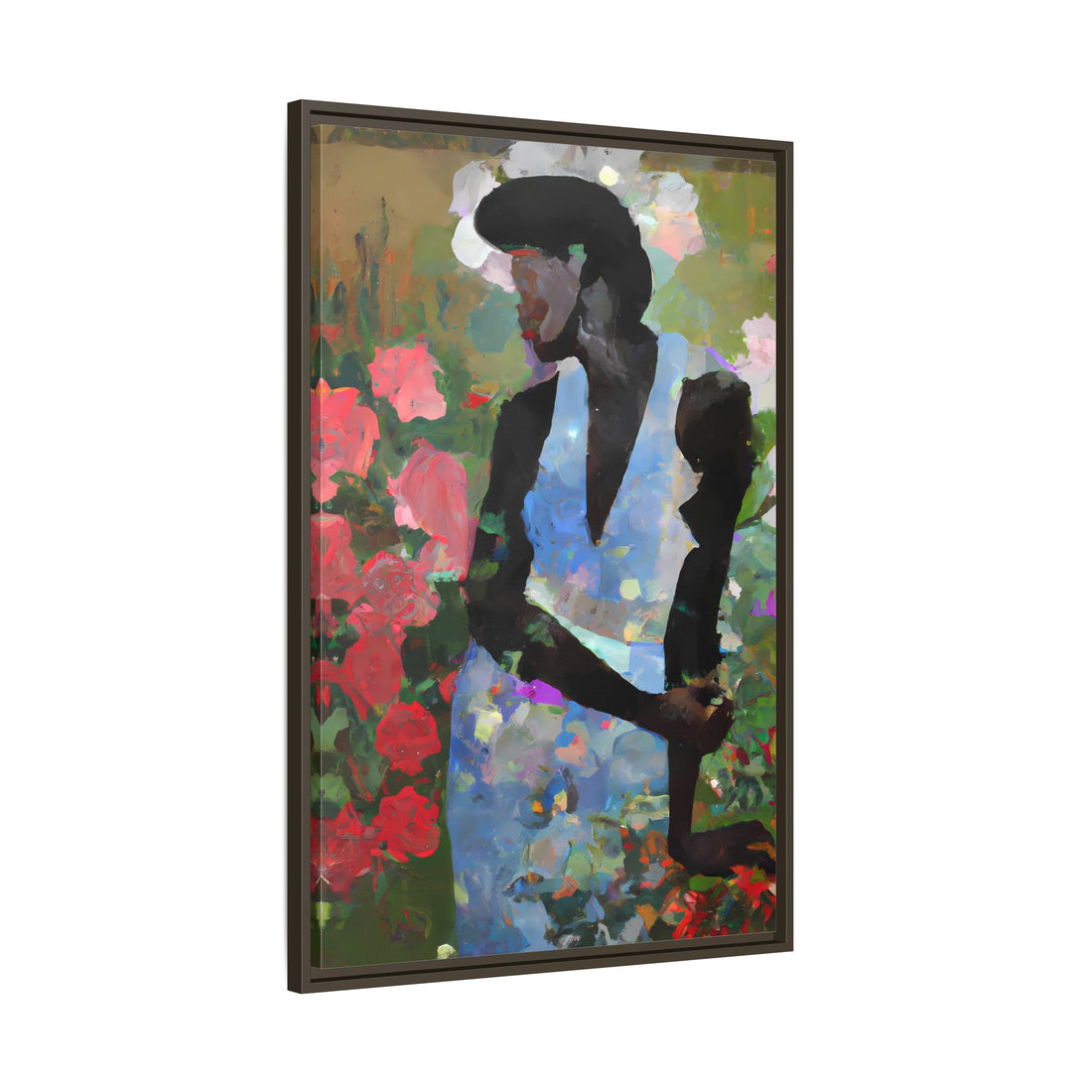 Portraiture, Garden Series | Framed Canvas Wall Art